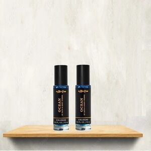 (2) Bath & Body Works Men's Ocean Mini Perfume Cologne 0.5 fl oz Travel Size